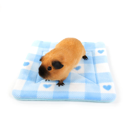 Large Blue Heart Pattern Square Pee Pad