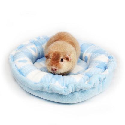 Baby Blue Hearts Doughnut Bed