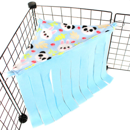 Blue Panda Corner Fleece Forest