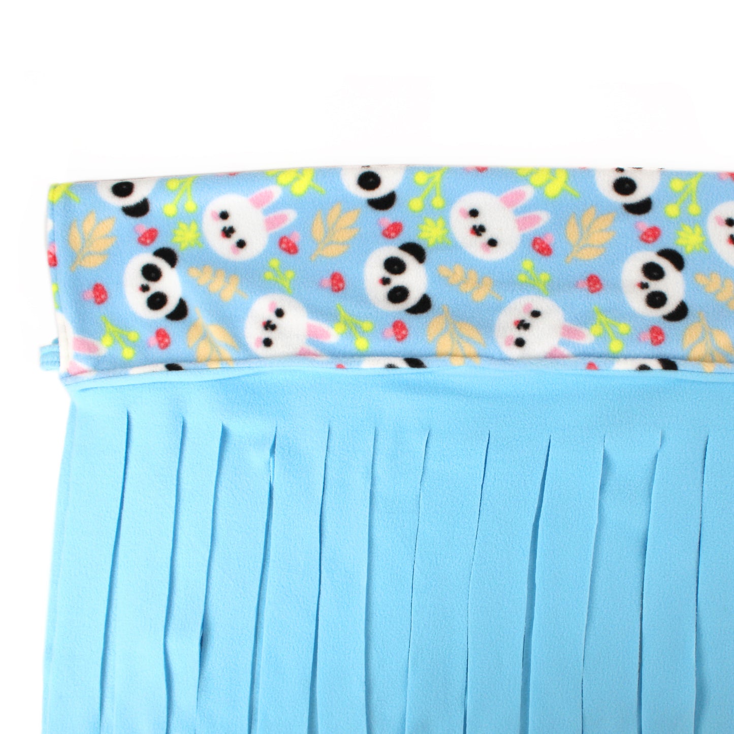 Blue Panda Large Fleece Forest
