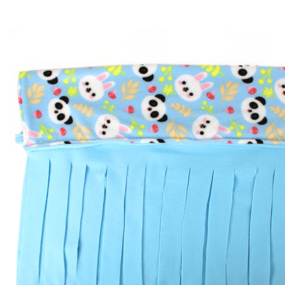 Blue Panda Large Fleece Forest