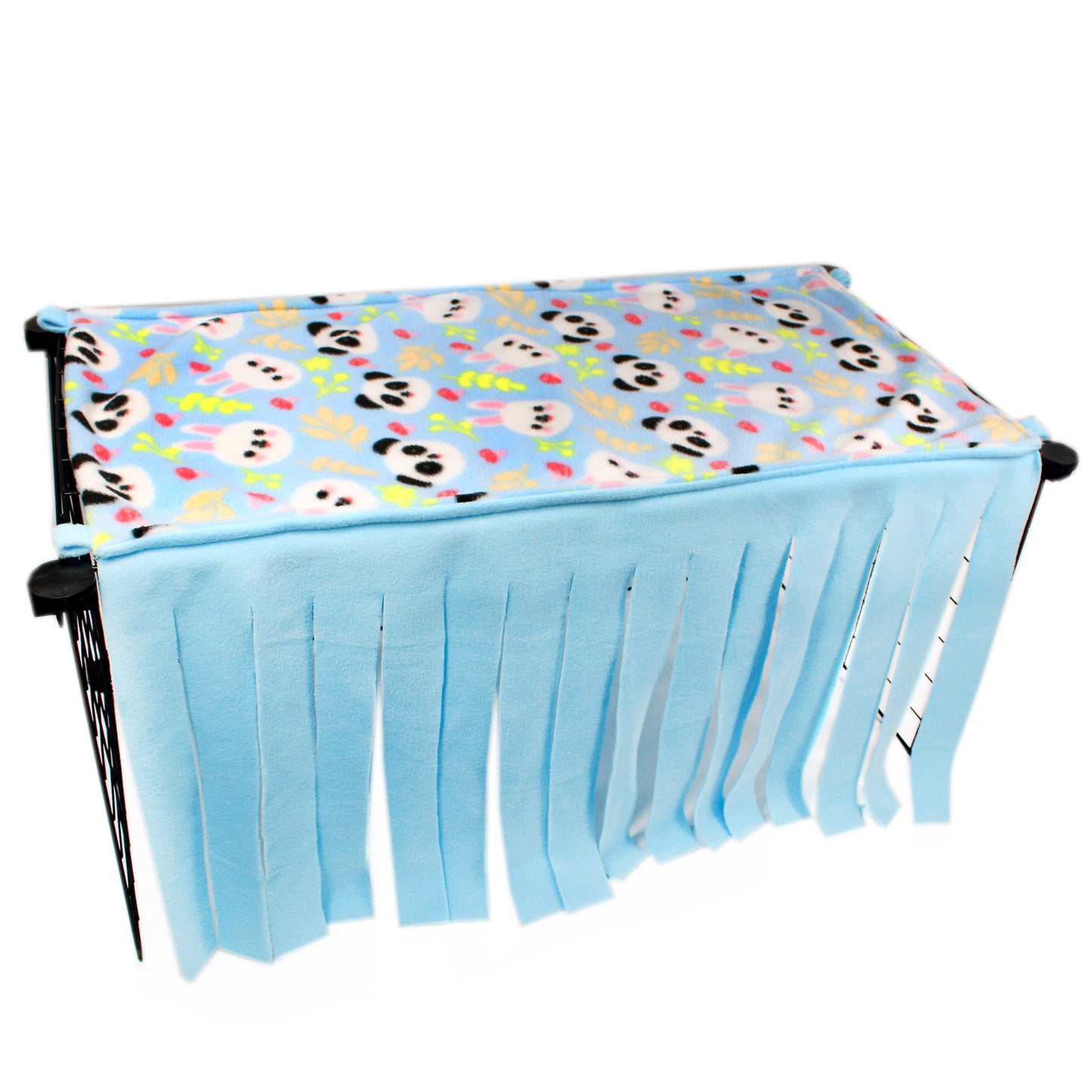 Blue Panda Large Fleece Forest