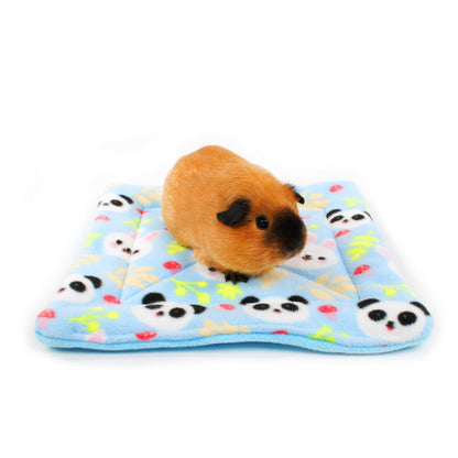 Large Blue Panda Pattern Square Pee Pad for Guinea Pigs