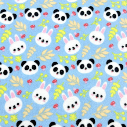 Large Blue Panda Pattern Square Pee Pad for Guinea Pigs