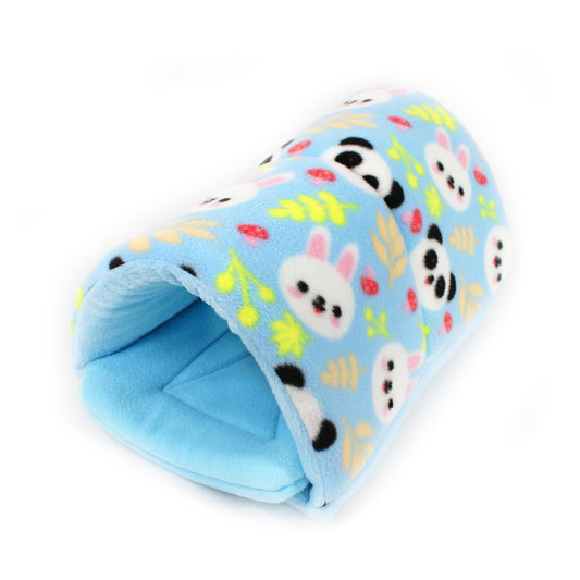 Blue Panda Squish Tunnel for Guinea Pigs