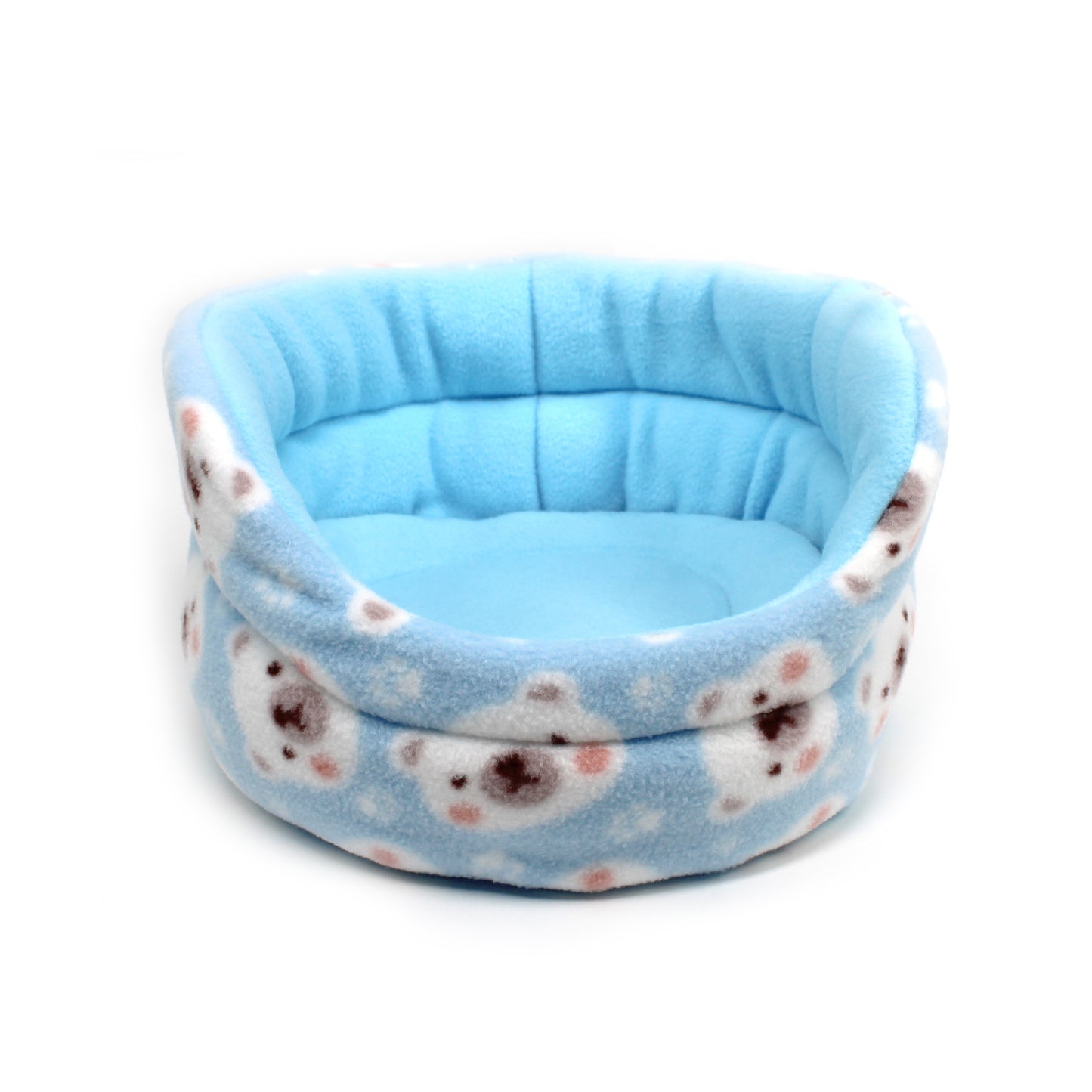 Blue Polar Bear Cuddle Cup Bed for Guinea Pigs