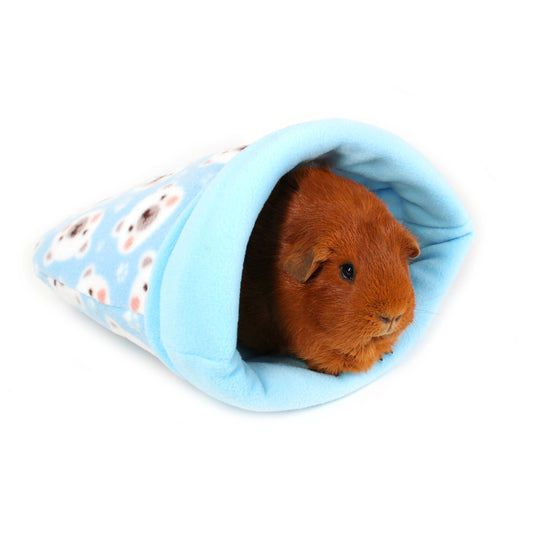 Blue Polar Bear Cuddle Sack for Guinea Pigs