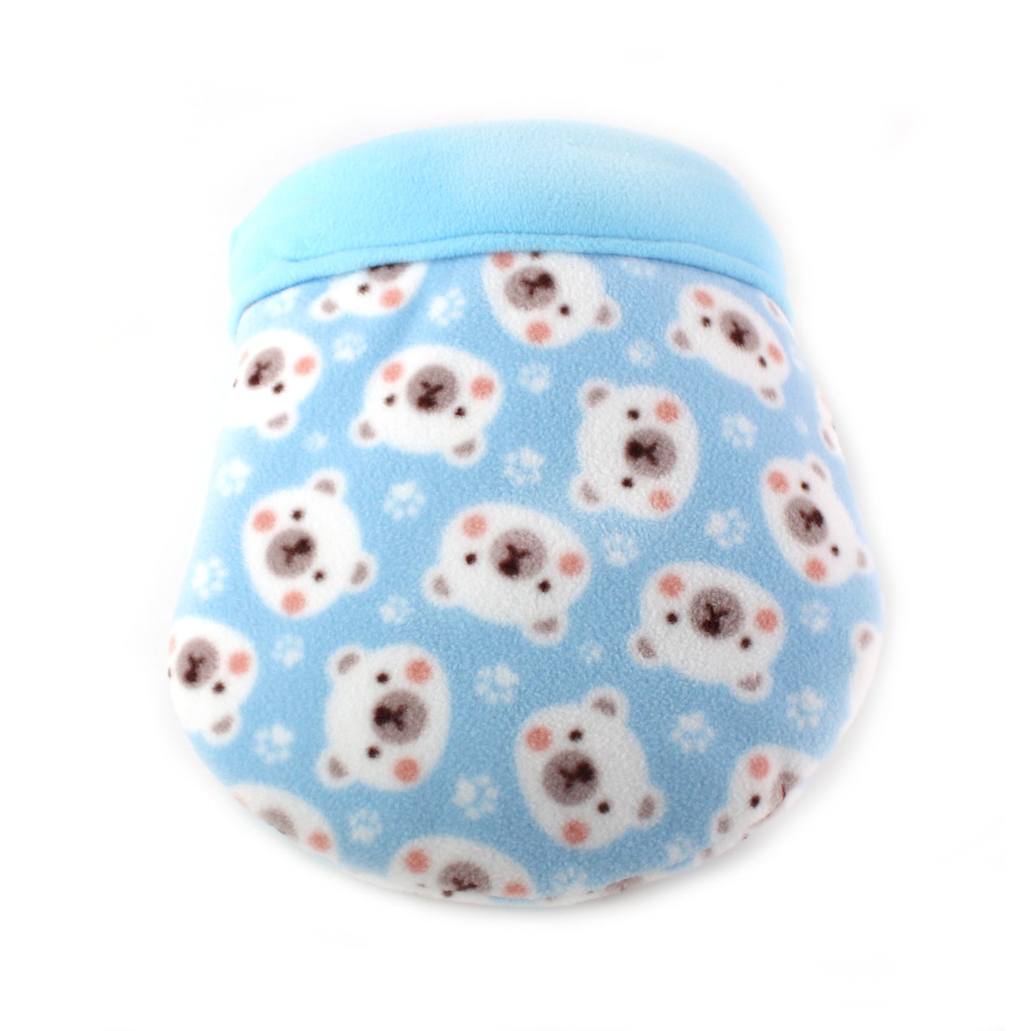 Blue Polar Bear Cuddle Sack for Guinea Pigs