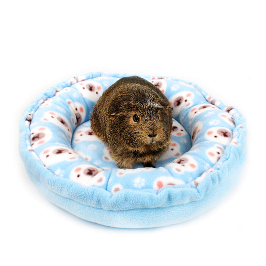 Blue Polar Bear Doughnut Bed