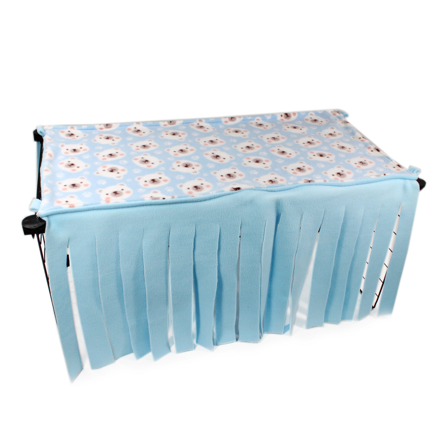 Blue Polar Bear Large Fleece Forest