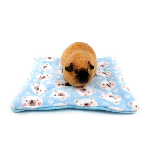 Blue Polar Bear Large Square Pee Pad