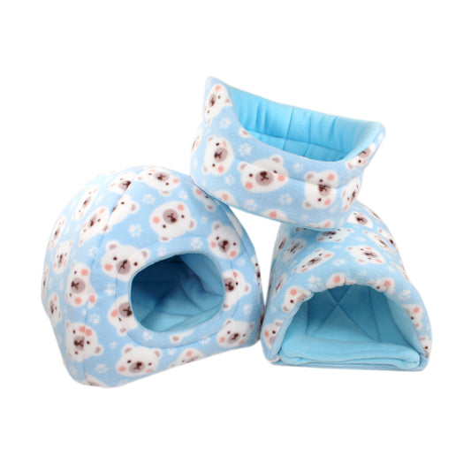 Blue Polar Bear Guinea Pig Accessory Bundle Deal