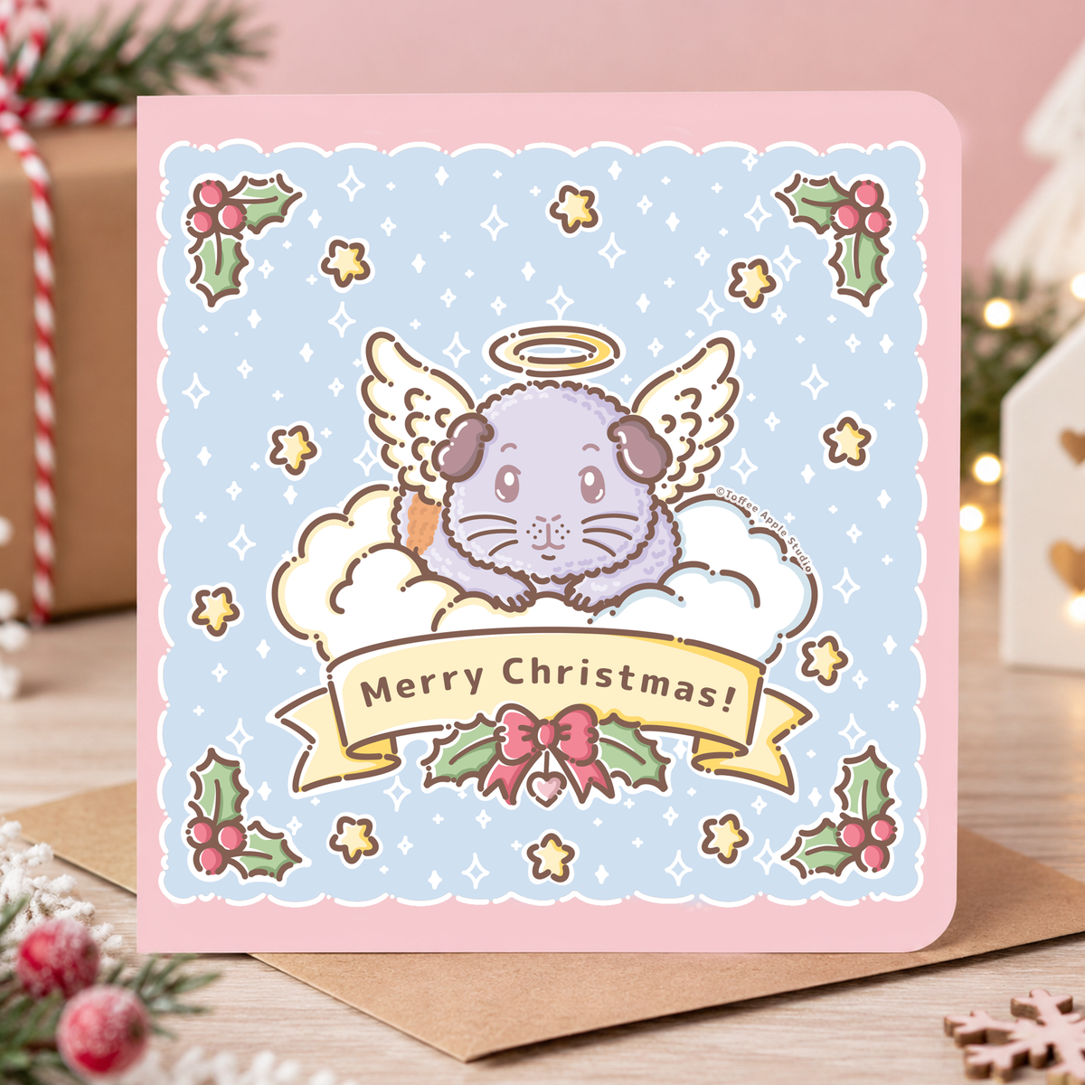 Christmas Guinea Pig Cards Bundle – Set of 9 Designs