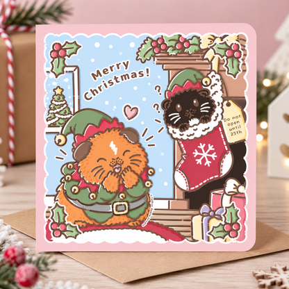 Christmas Guinea Pig Cards Bundle – Set of 9 Designs