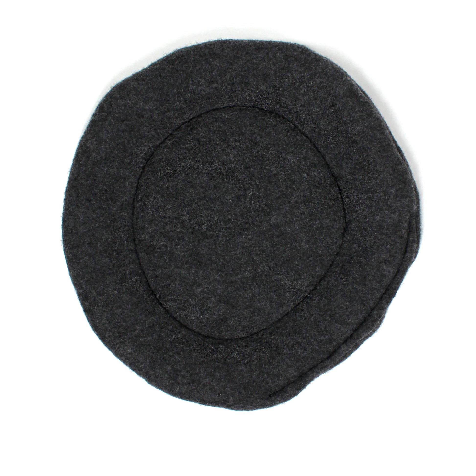Dark gray pee pad on a white background
