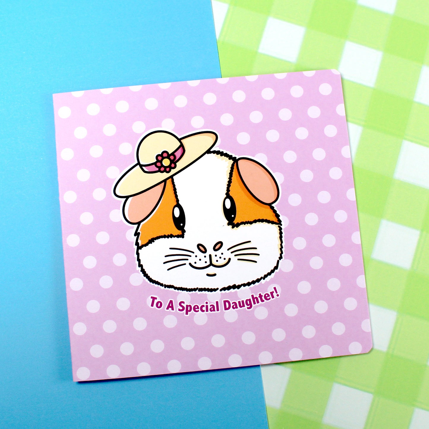 Guinea Pig Themed Daughter Birthday Card