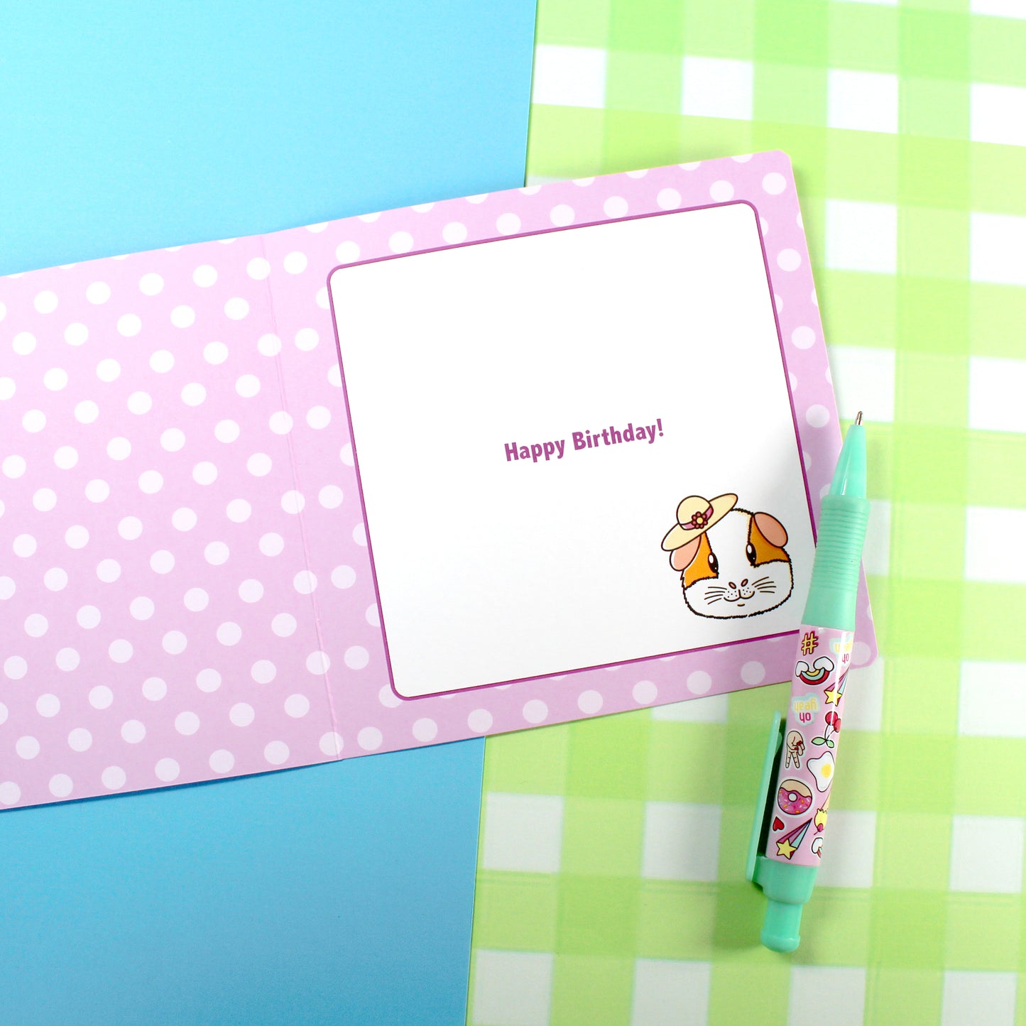 Guinea Pig Themed Daughter Birthday Card