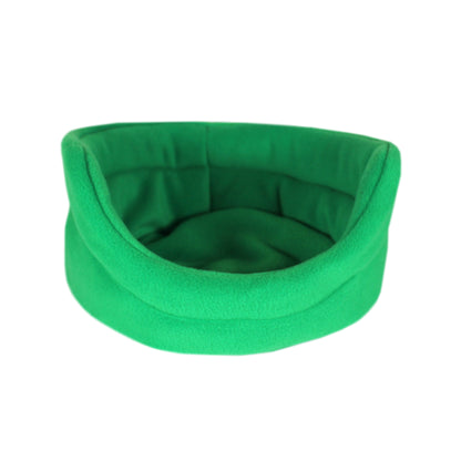 Emerald Green Guinea Pig Bed, front view of the cuddle cup for guinea pigs