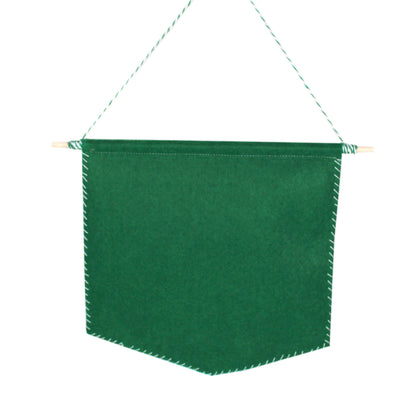 Felt Guinea Pig In Flower Plant Pot - Wall Hanging Flag