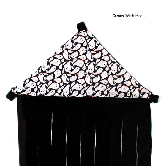 Halloween Ghost Corner Fleece Forest, The full view of the curtain hammock 