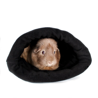 Halloween Ghost Cuddle Sack, front view showing how a guinea pig easily fits inside