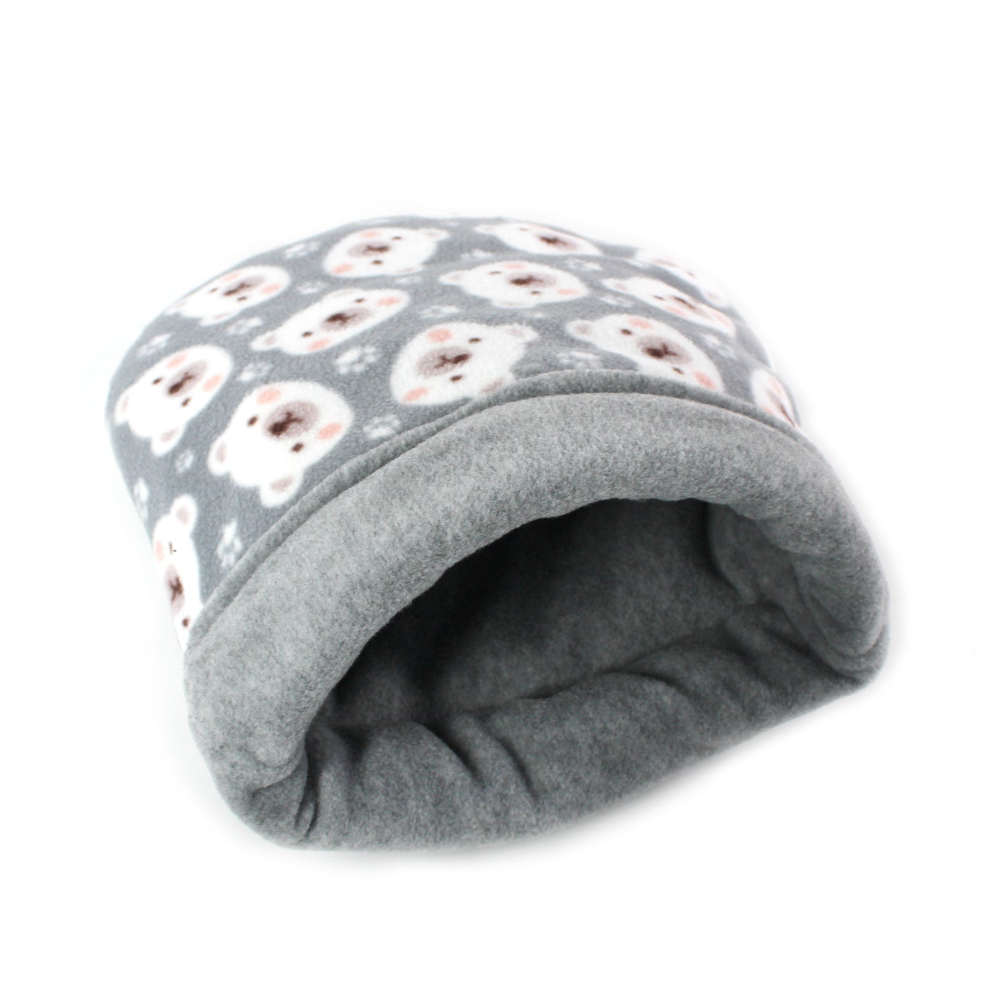 Grey Polar Bear Cuddle Sack for Guinea Pigs