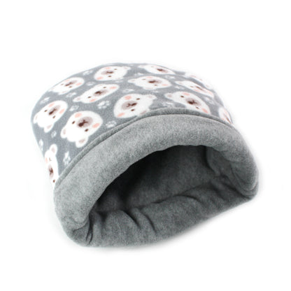 Grey Polar Bear Cuddle Sack for Guinea Pigs