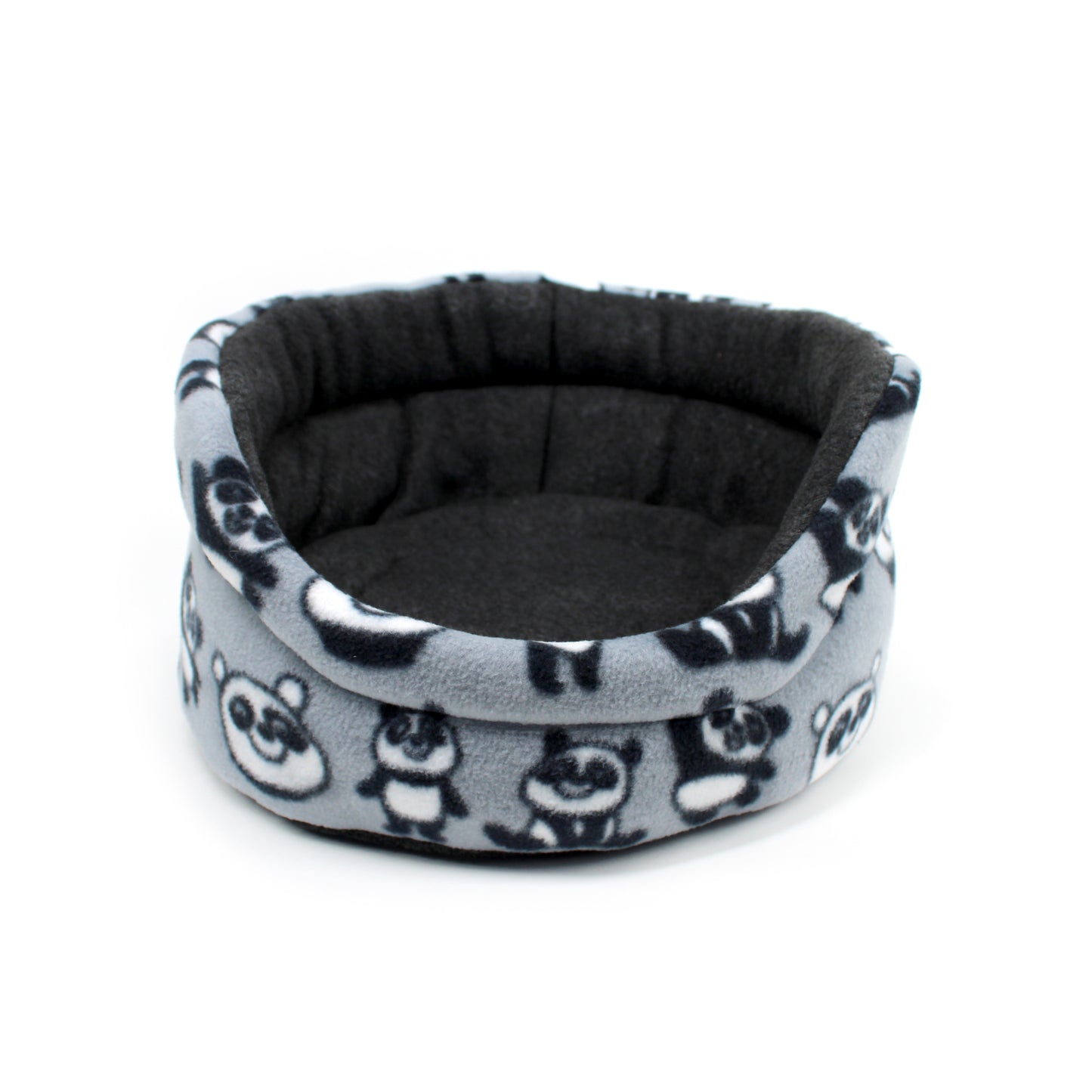 Grey Panda Cuddle Cup Bed