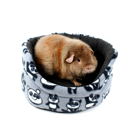 Grey Panda Cuddle Cup Bed
