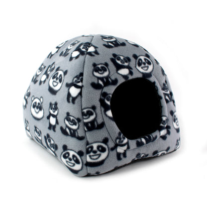 Grey Panda Hidey House for Guinea Pigs