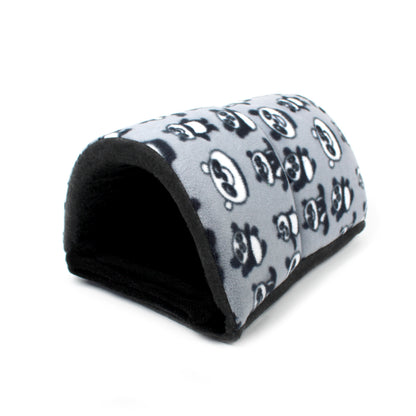 Grey Panda Squish Tunnel for Guinea Pigs