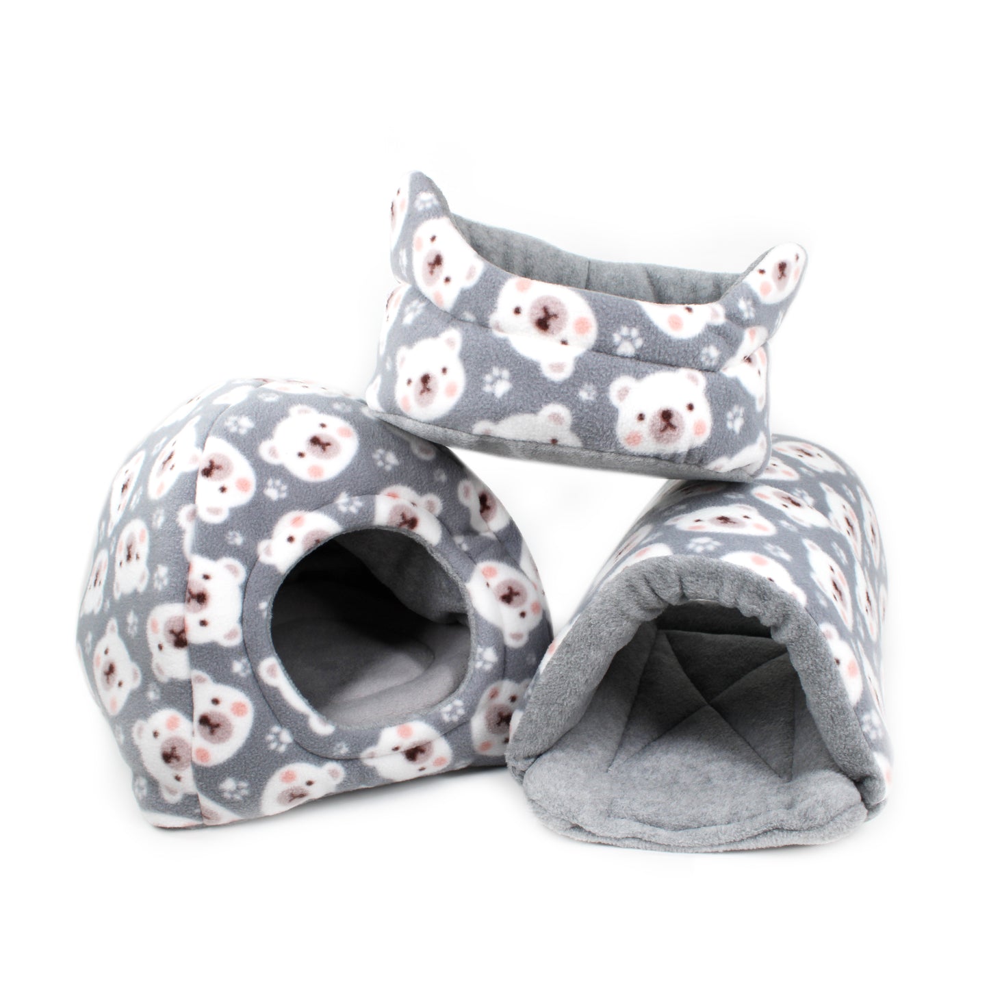 Grey Polar Bear Guinea Pig Accessory Bundle Deal