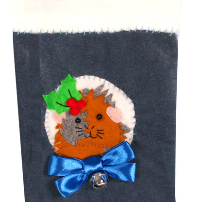 Abyssinian Guinea Pig Luxury Christmas Stocking
