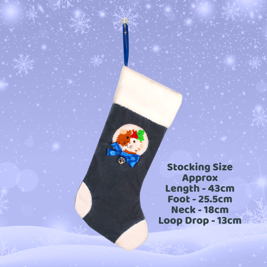 Ginger & White Abyssinian Guinea Pig Luxury Christmas Stocking