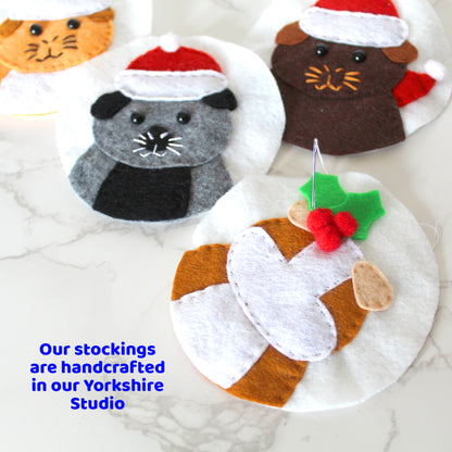 Brown Guinea Pig Luxury Christmas Stocking