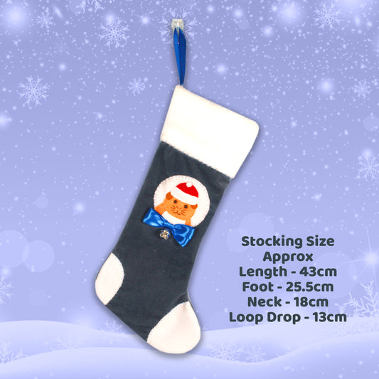Orange Guinea Pig Luxury Christmas Stocking