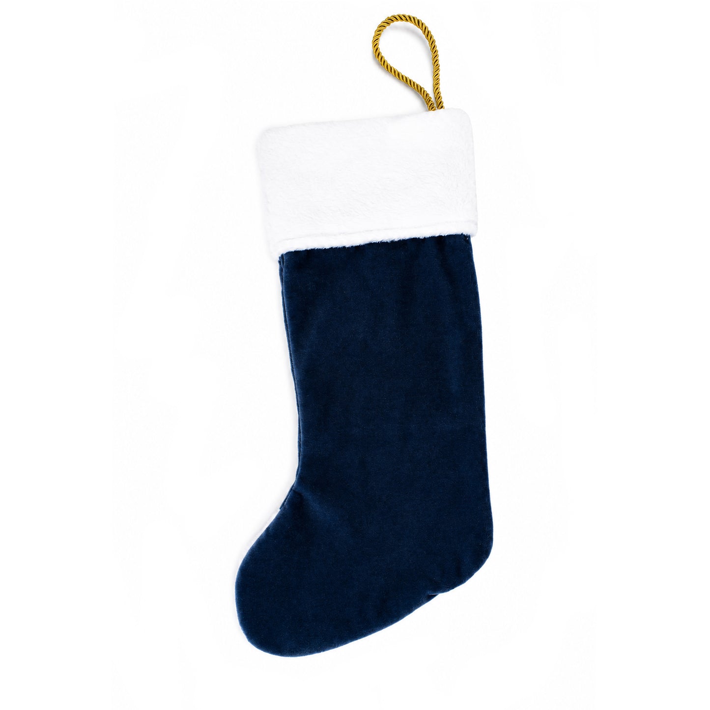 Guinea Pig Christmas Stocking – Blue Velvet & Cream Californian Guinea Pig