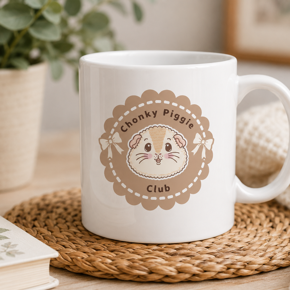 Chonky Piggy Club Halloumi Guinea Pig Mug