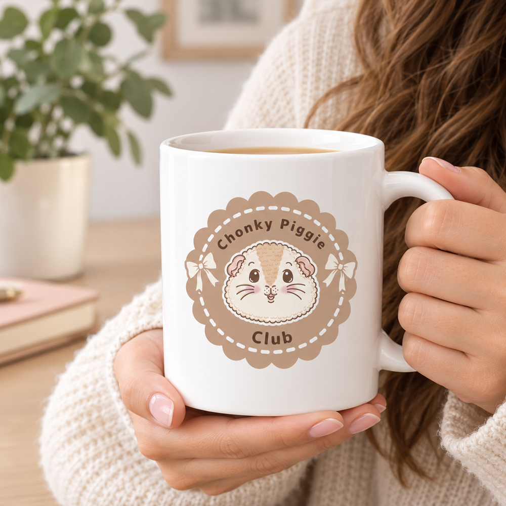 Chonky Piggy Club Halloumi Guinea Pig Mug