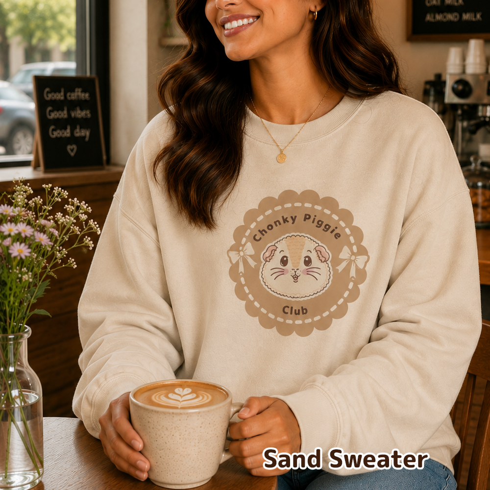 Chonky Piggy Club Halloumi Crewneck Sweatshirt