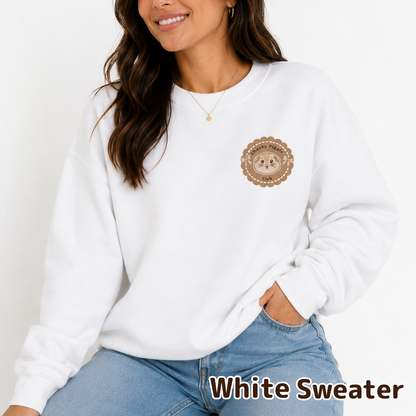 Chonky Piggy Club Halloumi Back Print Crewneck Sweatshirt