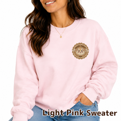 Chonky Piggy Club Halloumi Back Print Crewneck Sweatshirt