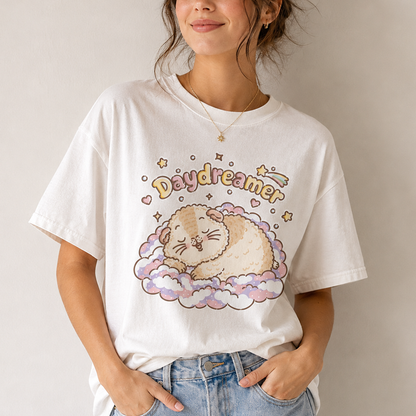 Halloumi the Daydreamer Guinea Pig T-Shirt