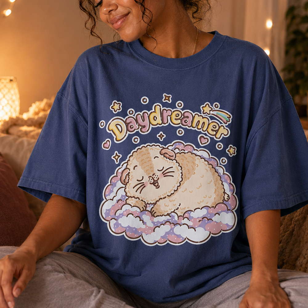 Halloumi the Daydreamer Guinea Pig T-Shirt