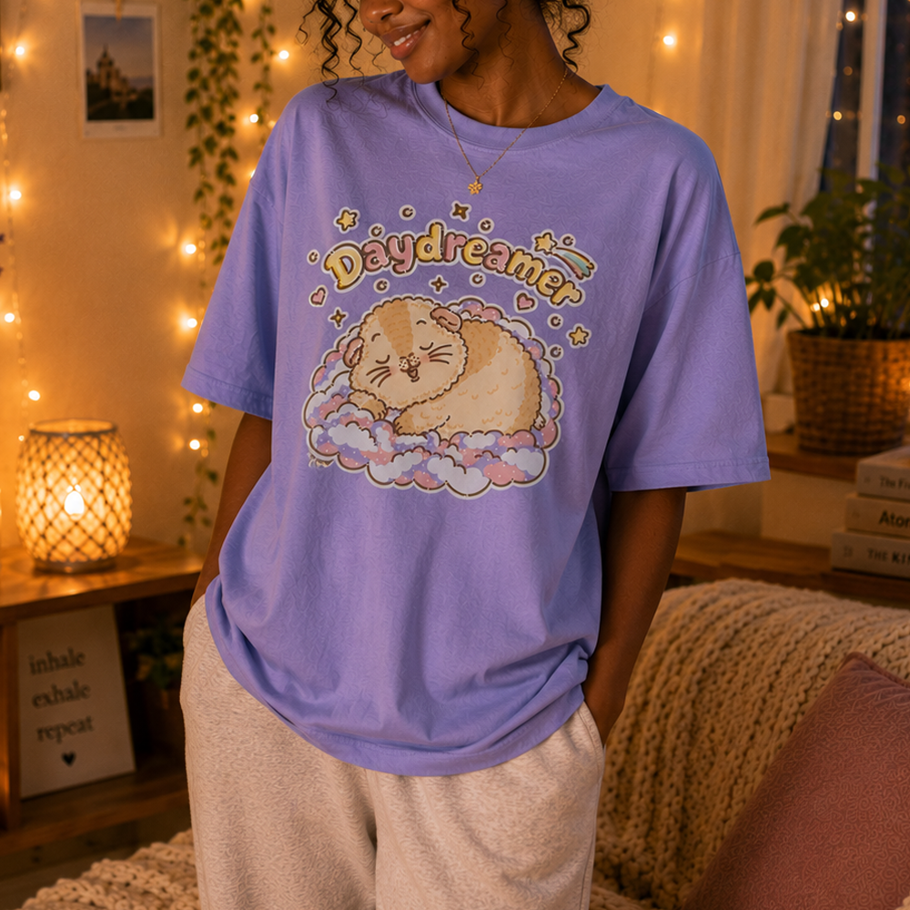 Halloumi the Daydreamer Guinea Pig T-Shirt