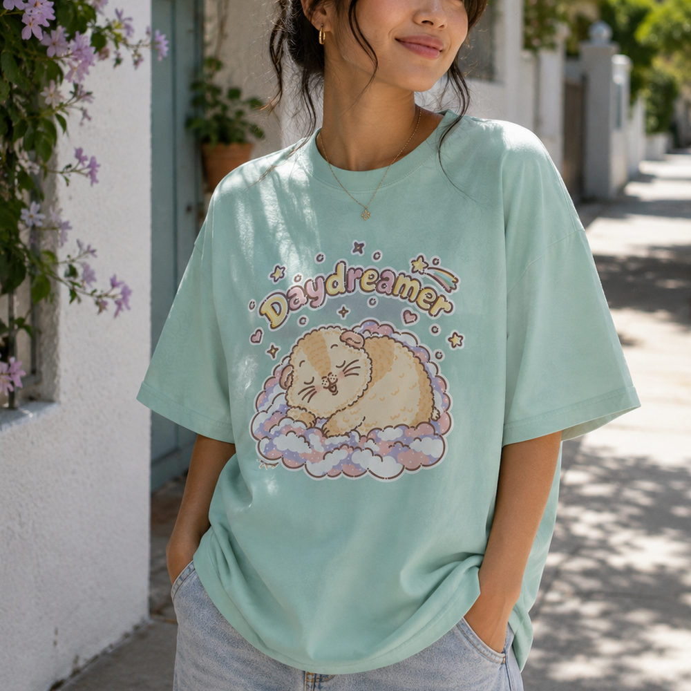 Halloumi the Daydreamer Guinea Pig T-Shirt