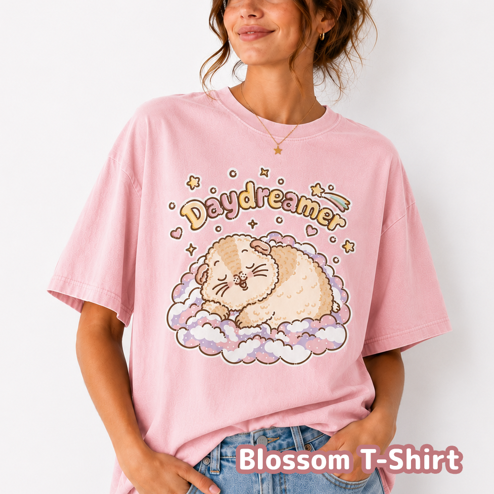 Halloumi the Daydreamer Guinea Pig T-Shirt