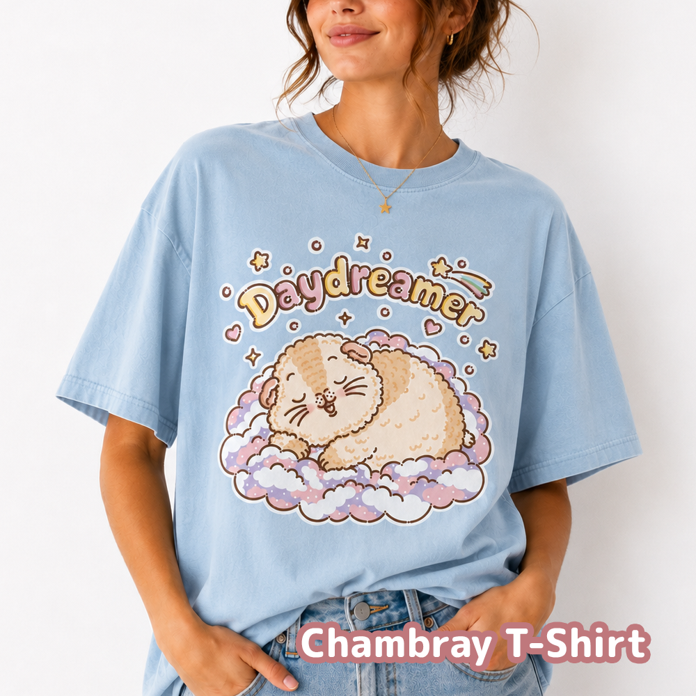 Halloumi the Daydreamer Guinea Pig T-Shirt