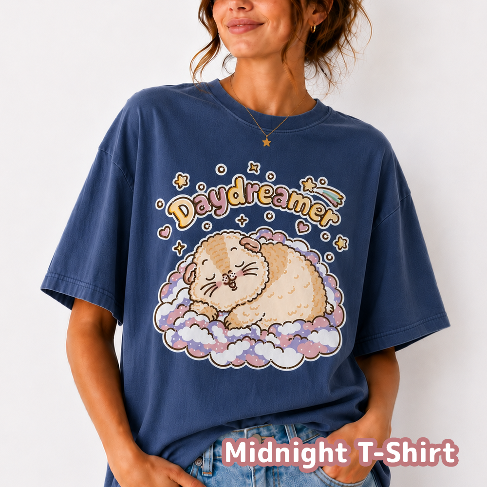 Halloumi the Daydreamer Guinea Pig T-Shirt