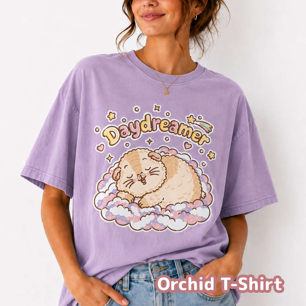 Halloumi the Daydreamer Guinea Pig T-Shirt